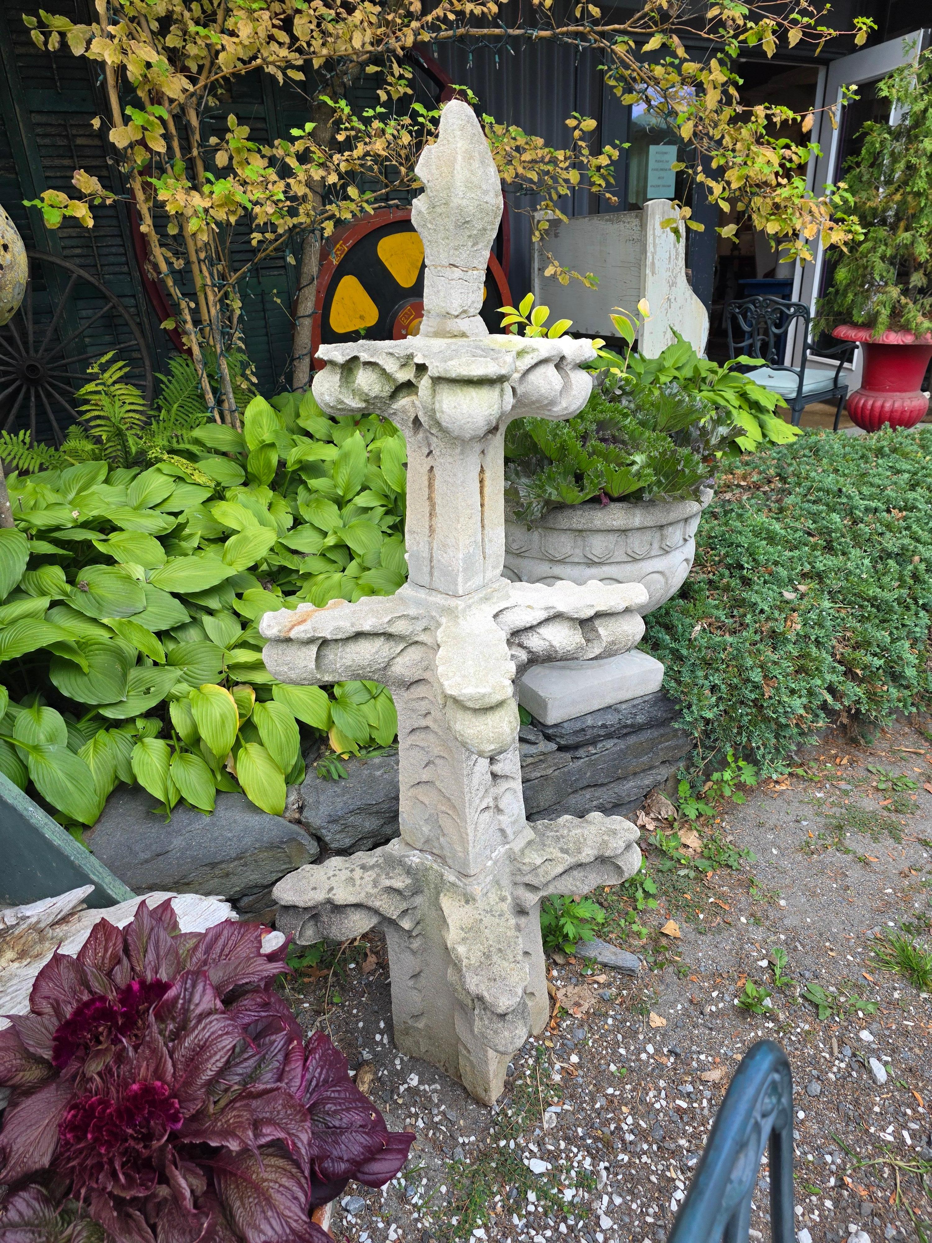 19th Century Carved Stone Gothic Spire For Sale 6
