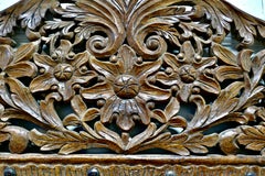 19th Century Carved Wall Hanging Coat Rack