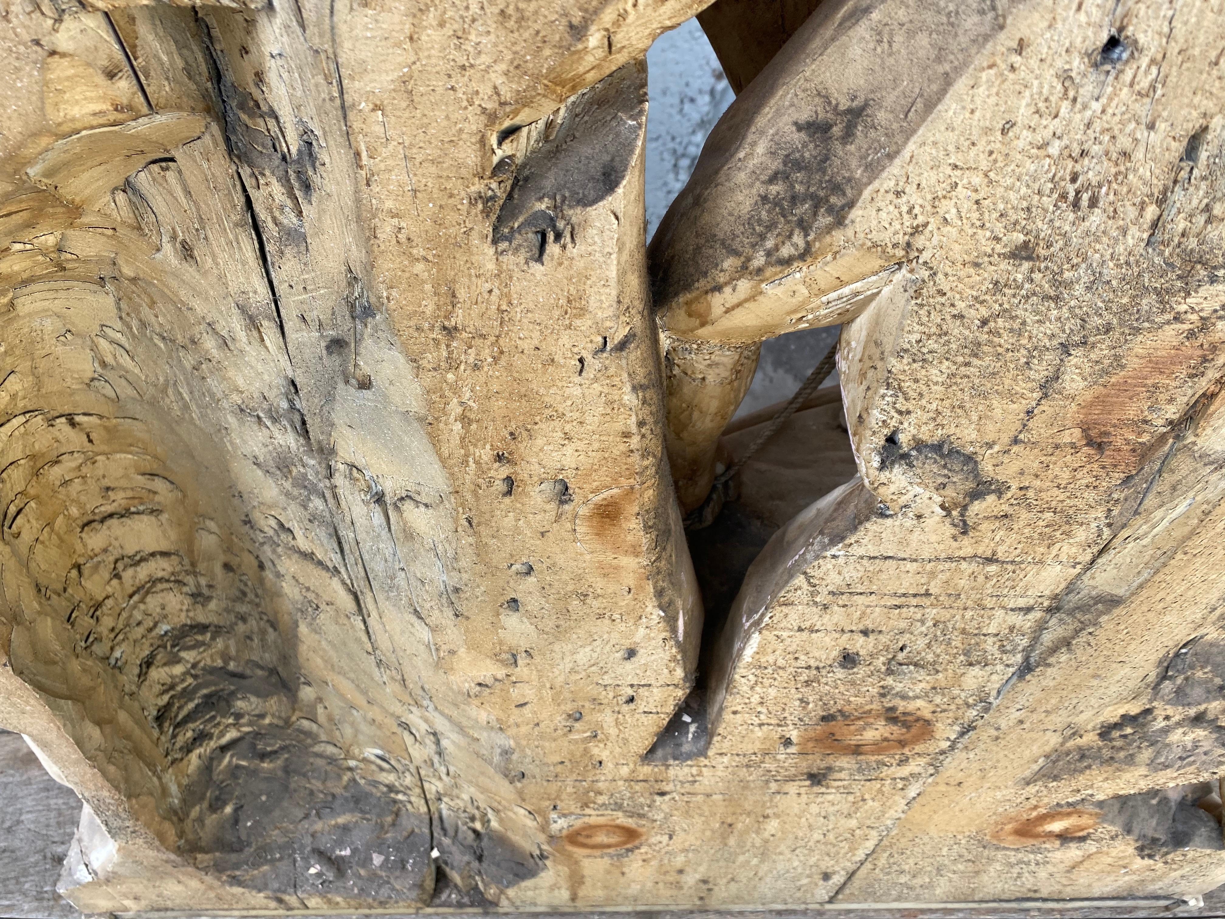 Geschnitztes Holz, 3. Kreuzsteg des 19. Jahrhunderts, „Jesusfälle