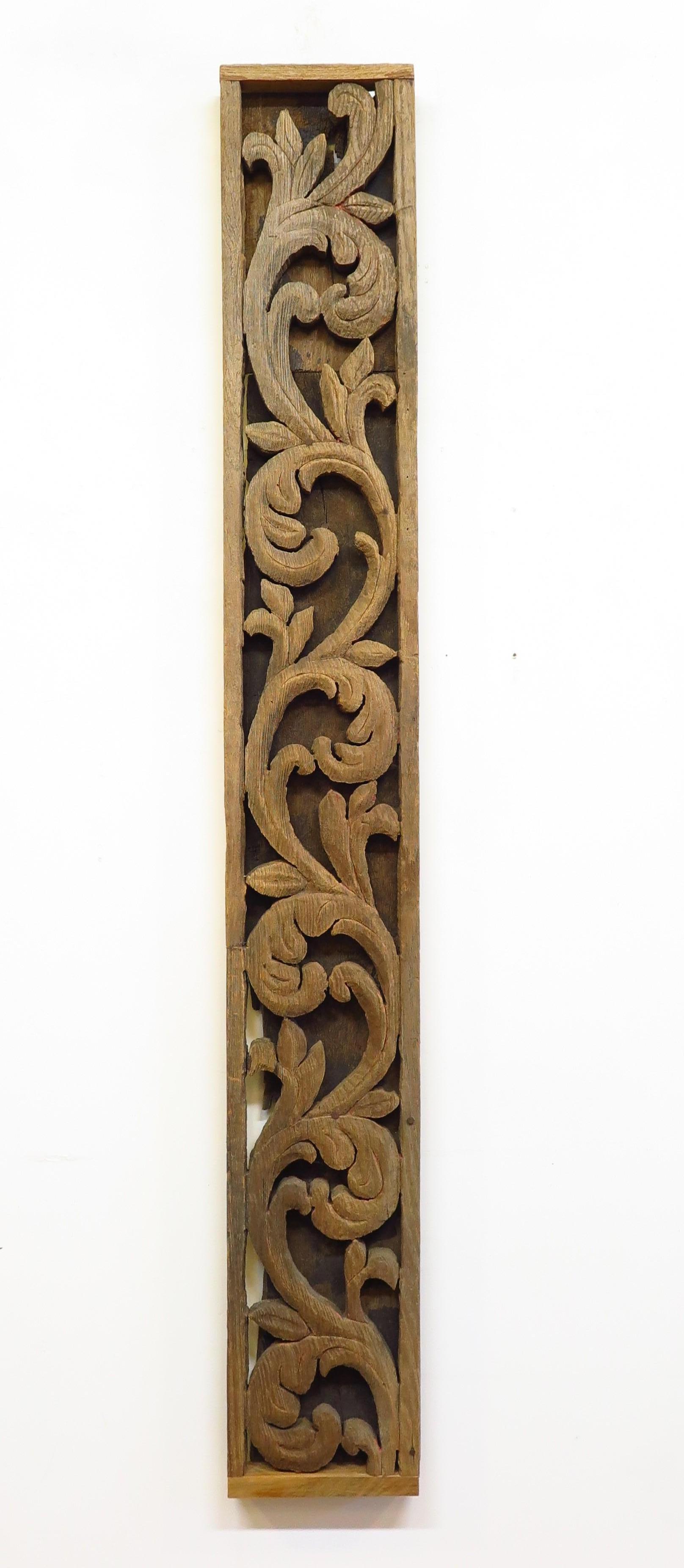 Other 19th Century Carved Wood Panel For Sale