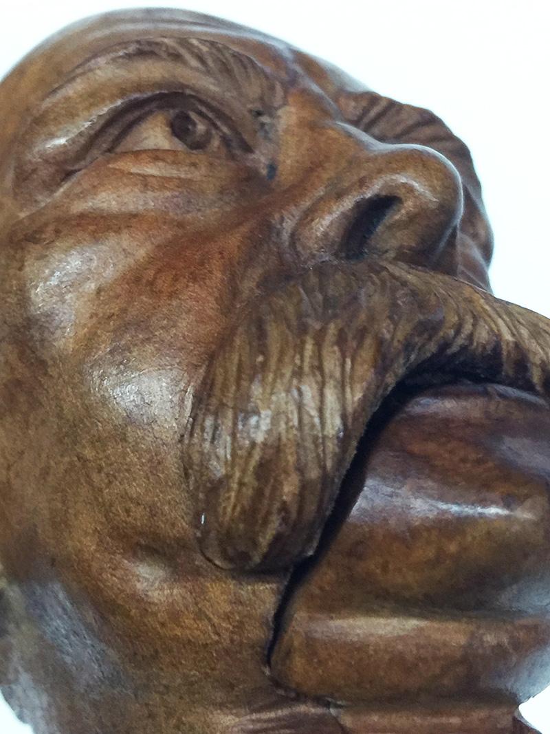Nu-craquet figuratif en bois sculpté du 19ème siècle d'Otto Von Bismarck Bon état - En vente à Delft, NL