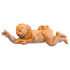 Figura de madera tallada del siglo XIX