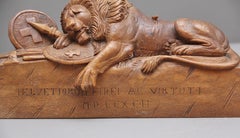 19th Century Carving of the Lion of Lucerne