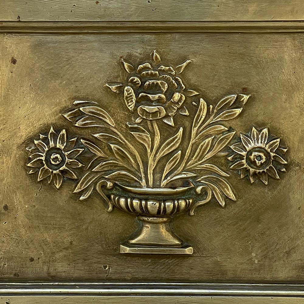 19th Century Cast Bronze Decorative Masonry Plaque For Sale 4