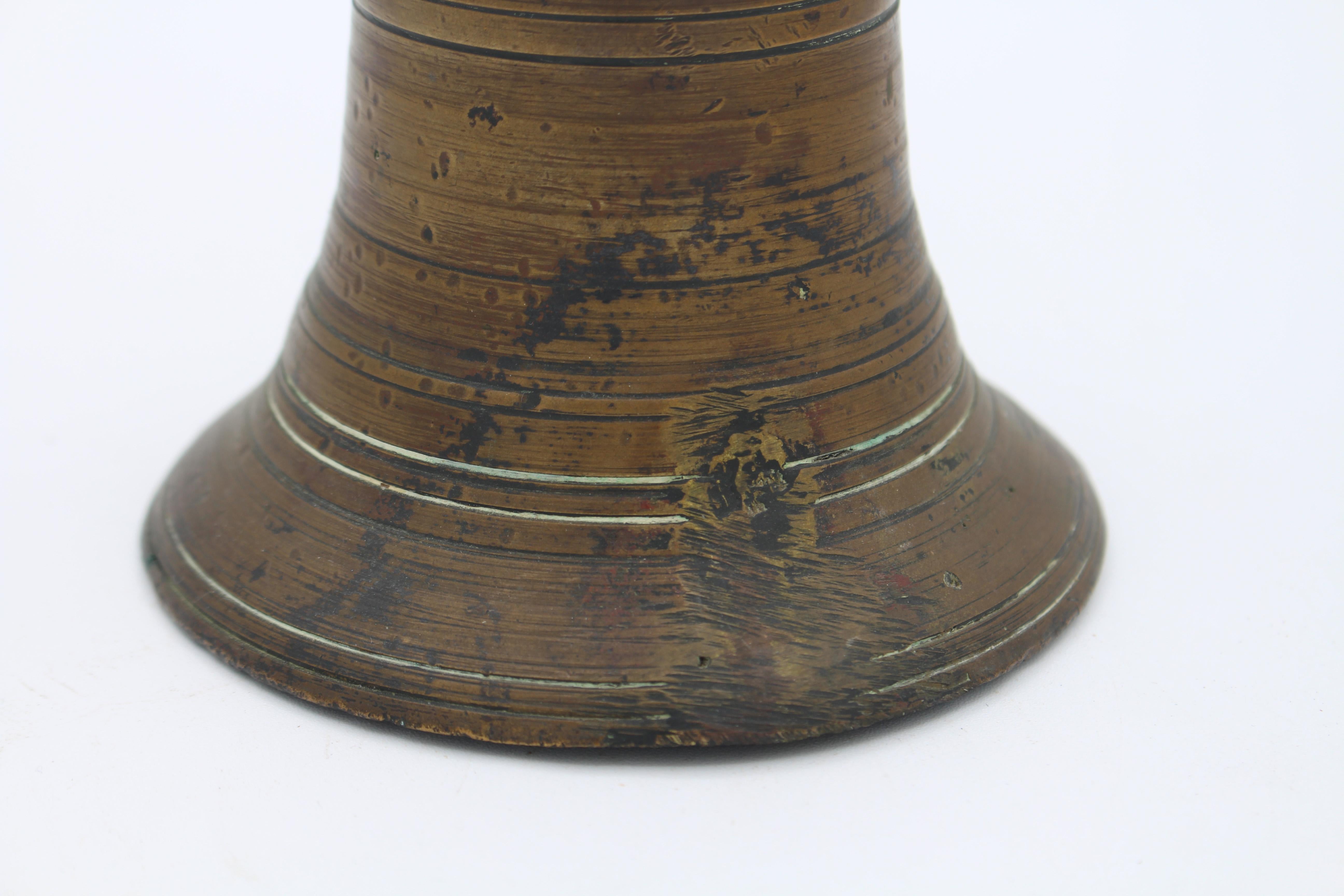 19th Century, Cast Bronze Hand Bell 3