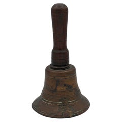 19th Century, Cast Bronze Hand Bell
