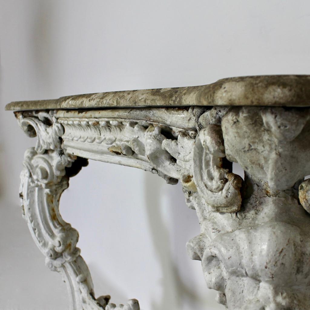 19th Century Cast Iron and Marble Console Table by James Yates of Rotherham 4