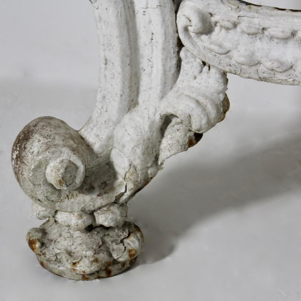 19th Century Cast Iron and Marble Console Table by James Yates of Rotherham 1