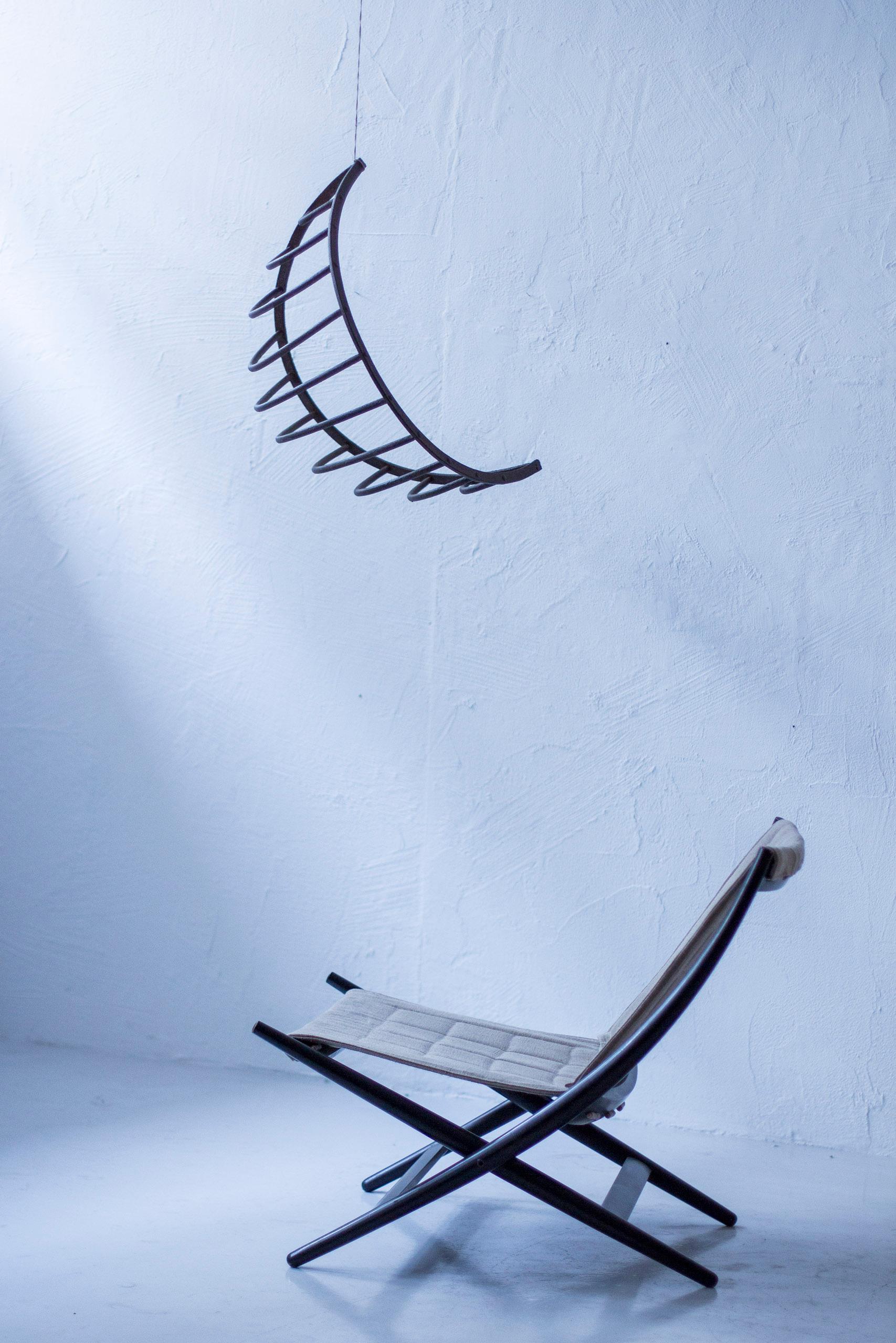 Swedish 19th century Cast iron basket or sculpture, ready made. graphic For Sale