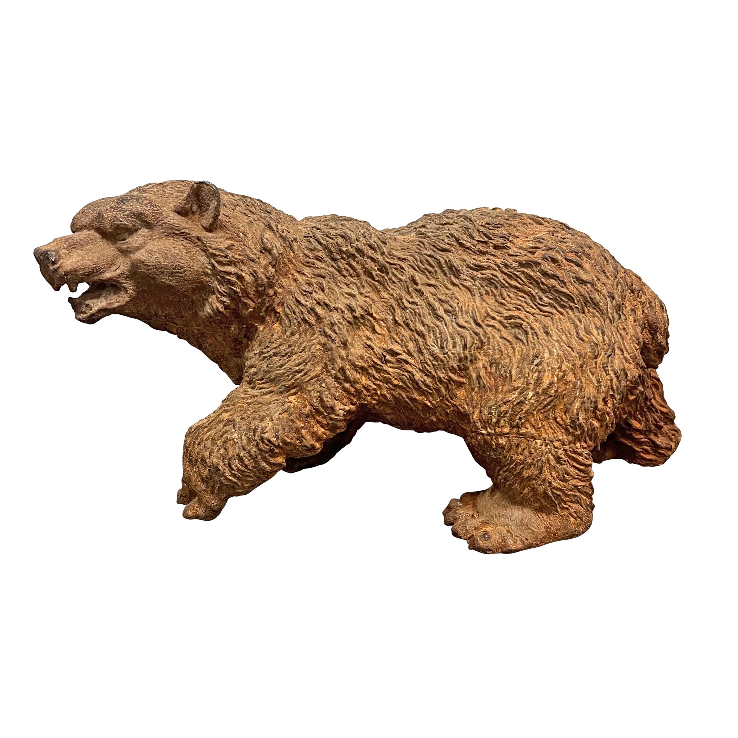 19th Century Cast Iron Bear For Sale 1
