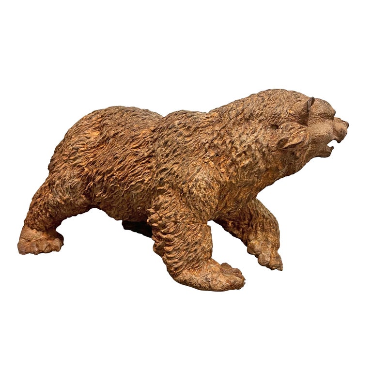19th Century Cast Iron Bear For Sale at 1stDibs
