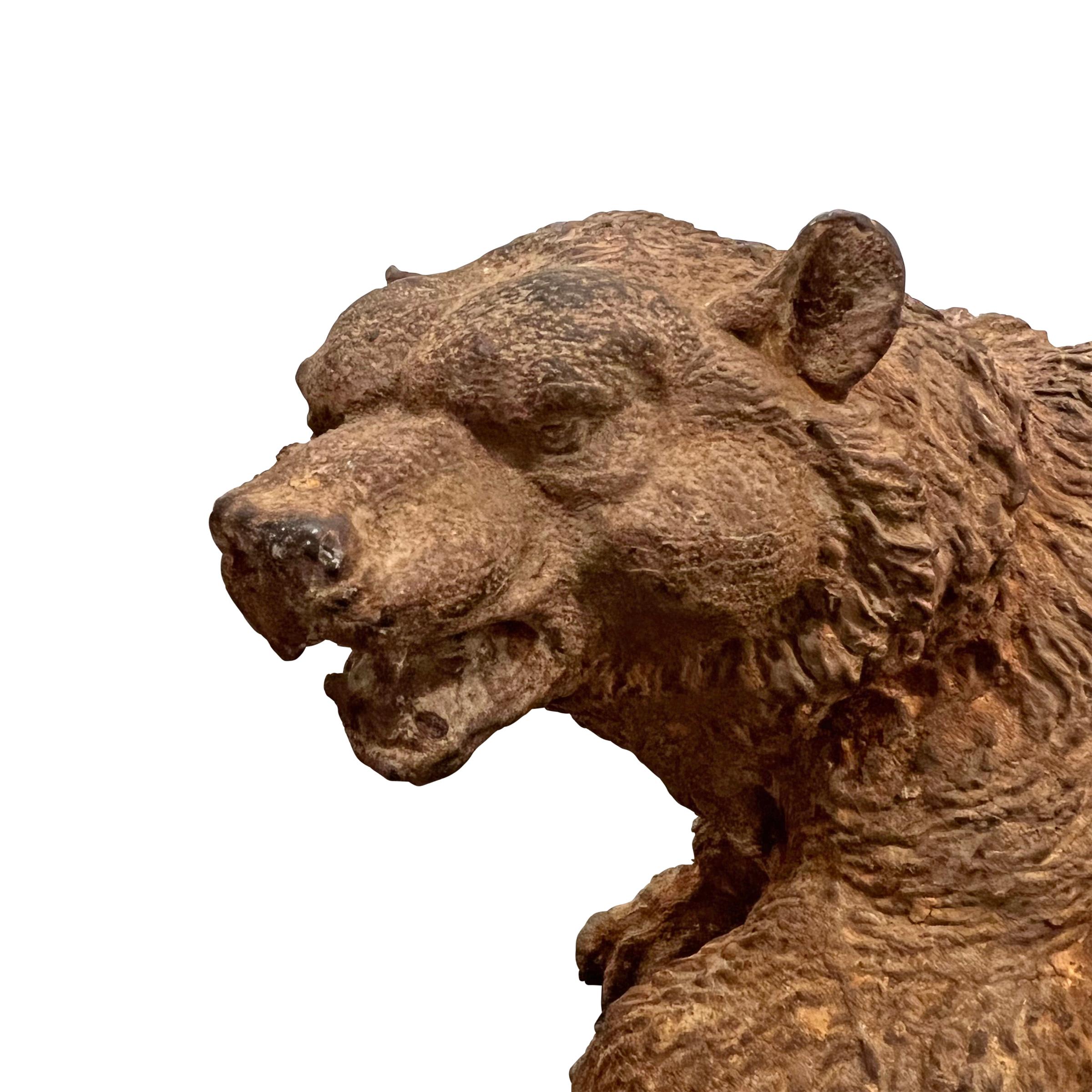 19th Century Cast Iron Bear For Sale 5