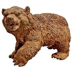 19th Century Cast Iron Bear