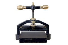 Prensa de libros de hierro fundido del siglo XIX de Army & Navy CSL