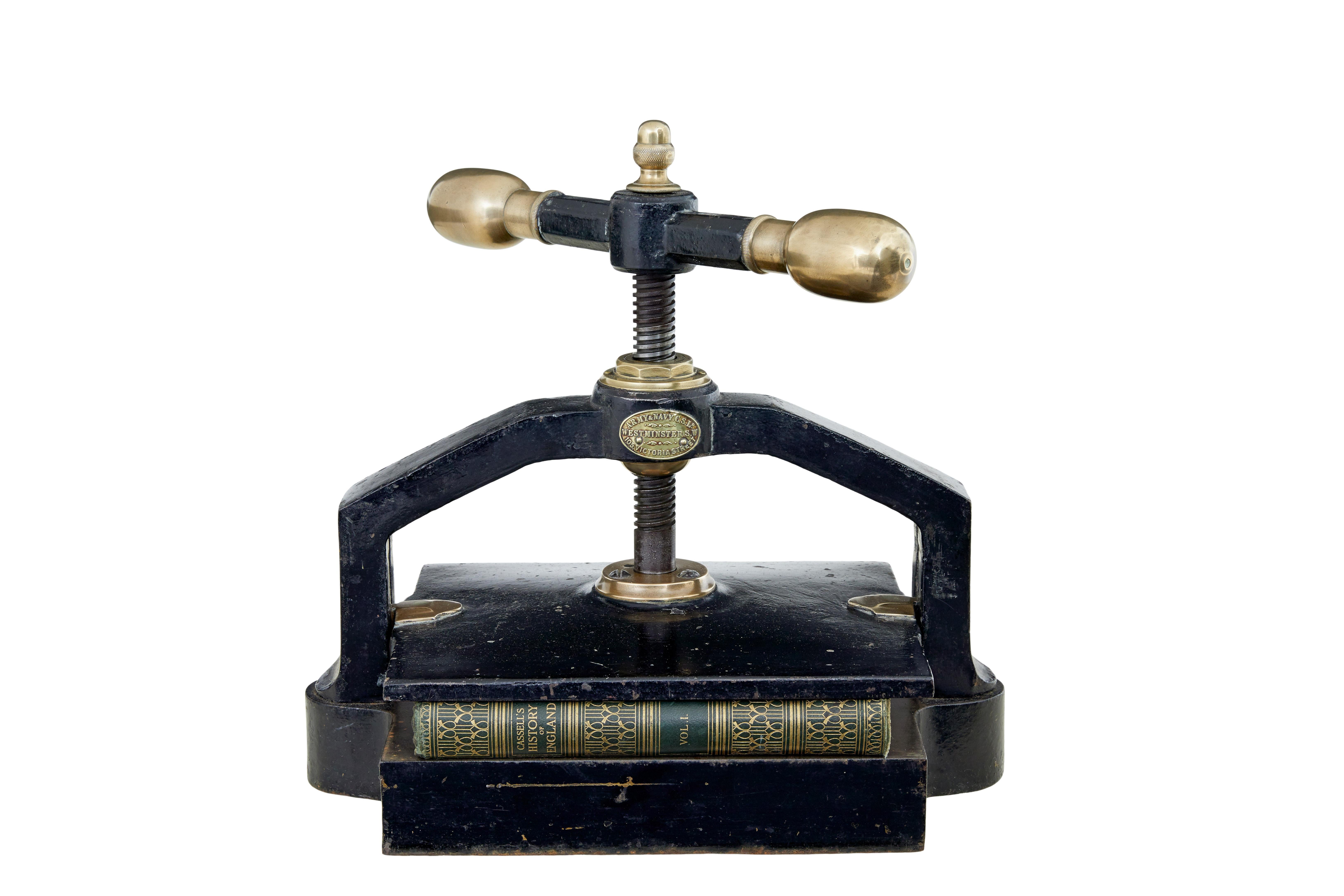 antique book press
