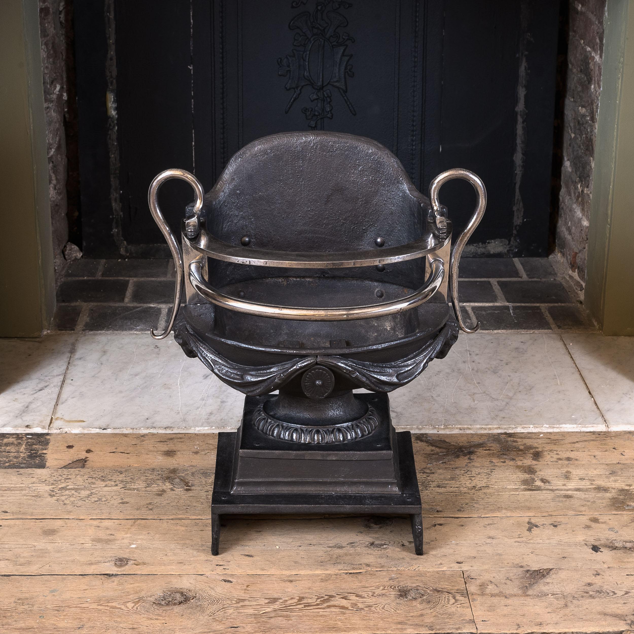 19th Century Cast Iron Coal Grate For Sale 7