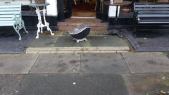 19th Century Cast Iron Coal Scuttle