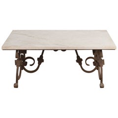 19th Century Cast Iron Coffee Table