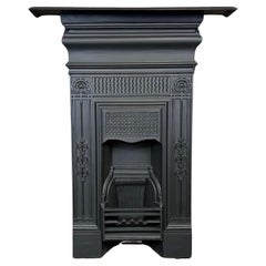 Antique 19th Century Cast Iron Combination Fireplace