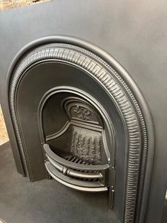 19th Century Cast Iron Fireplace Insert