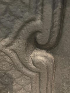 19th Century Cast Iron Fireplace Insert