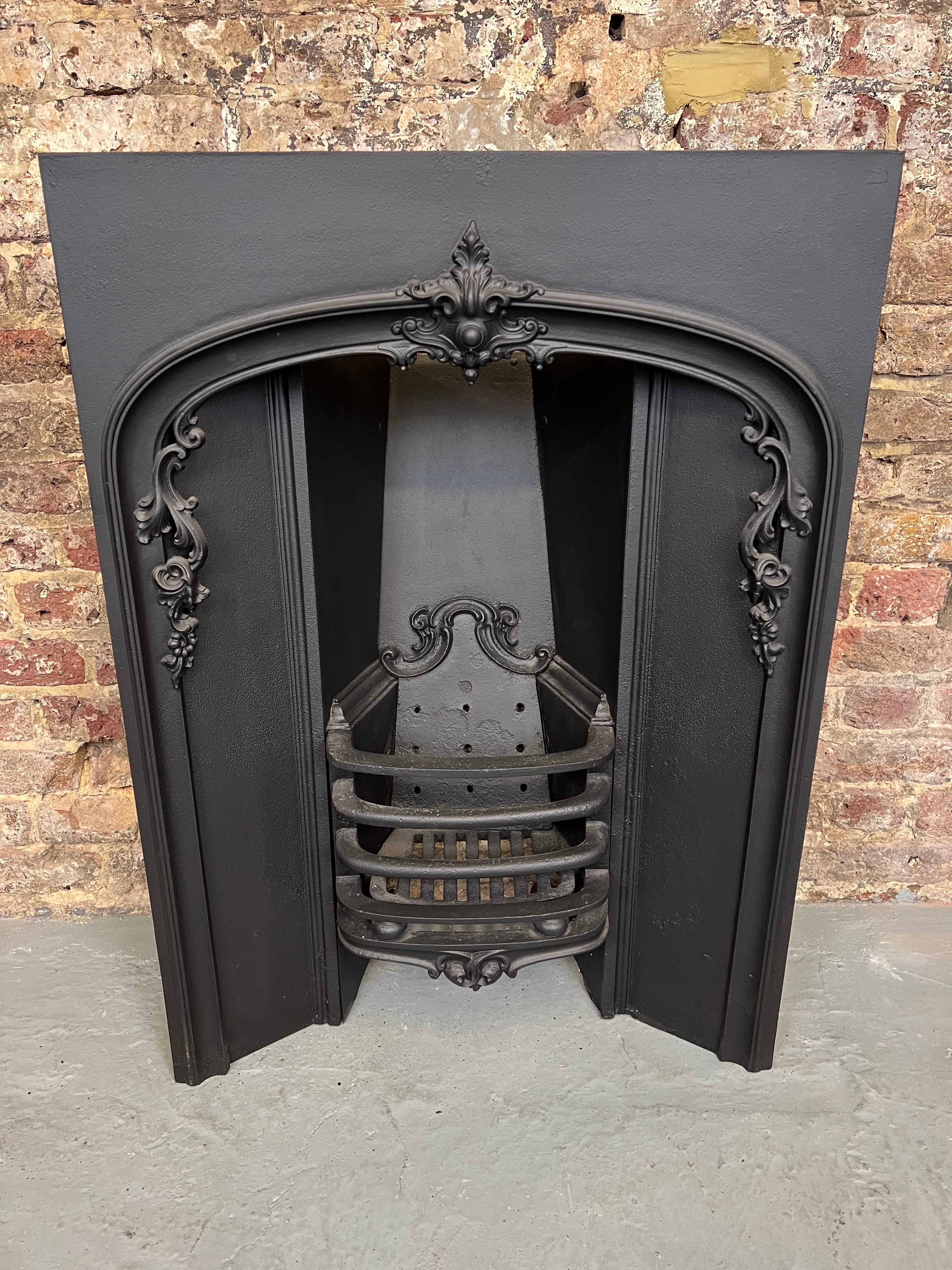 cast iron fireplace door