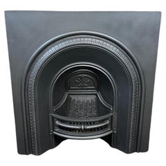 19th Century Cast Iron Fireplace Insert