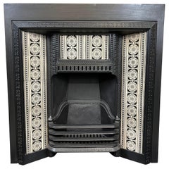 19th Century Cast-iron Fireplace Insert With Minton Tiles