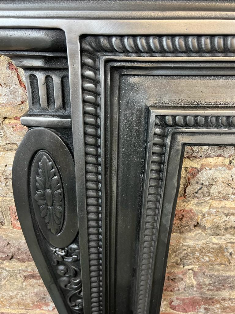 19th Century Cast Iron Fireplace Mantlepiece For Sale 10