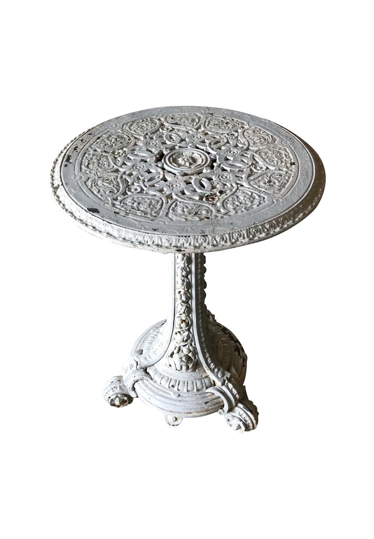 19th century cast iron garden / conservatory table attributed to the Coalbookdale Foundry

The Coalbrookdale Foundry was founded in the early eighteenth century, the pioneering iron works of the Industrial Revolution at Ironbridge, Shropshire in