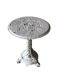 19th Century Cast Iron Garden Table