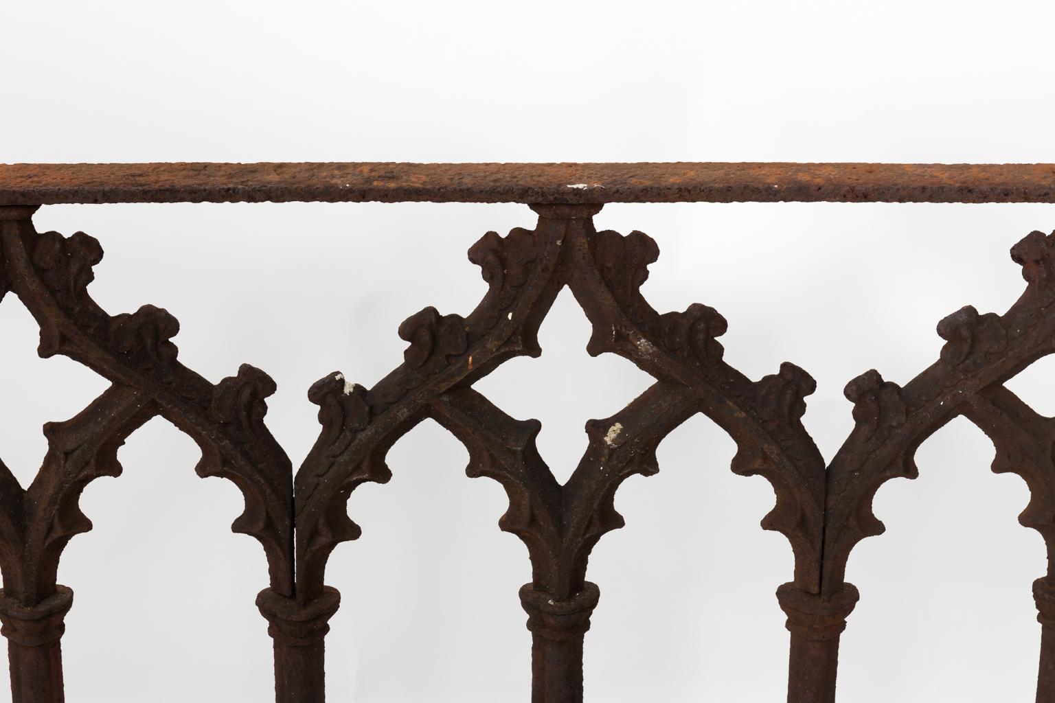 french gothic fence panel