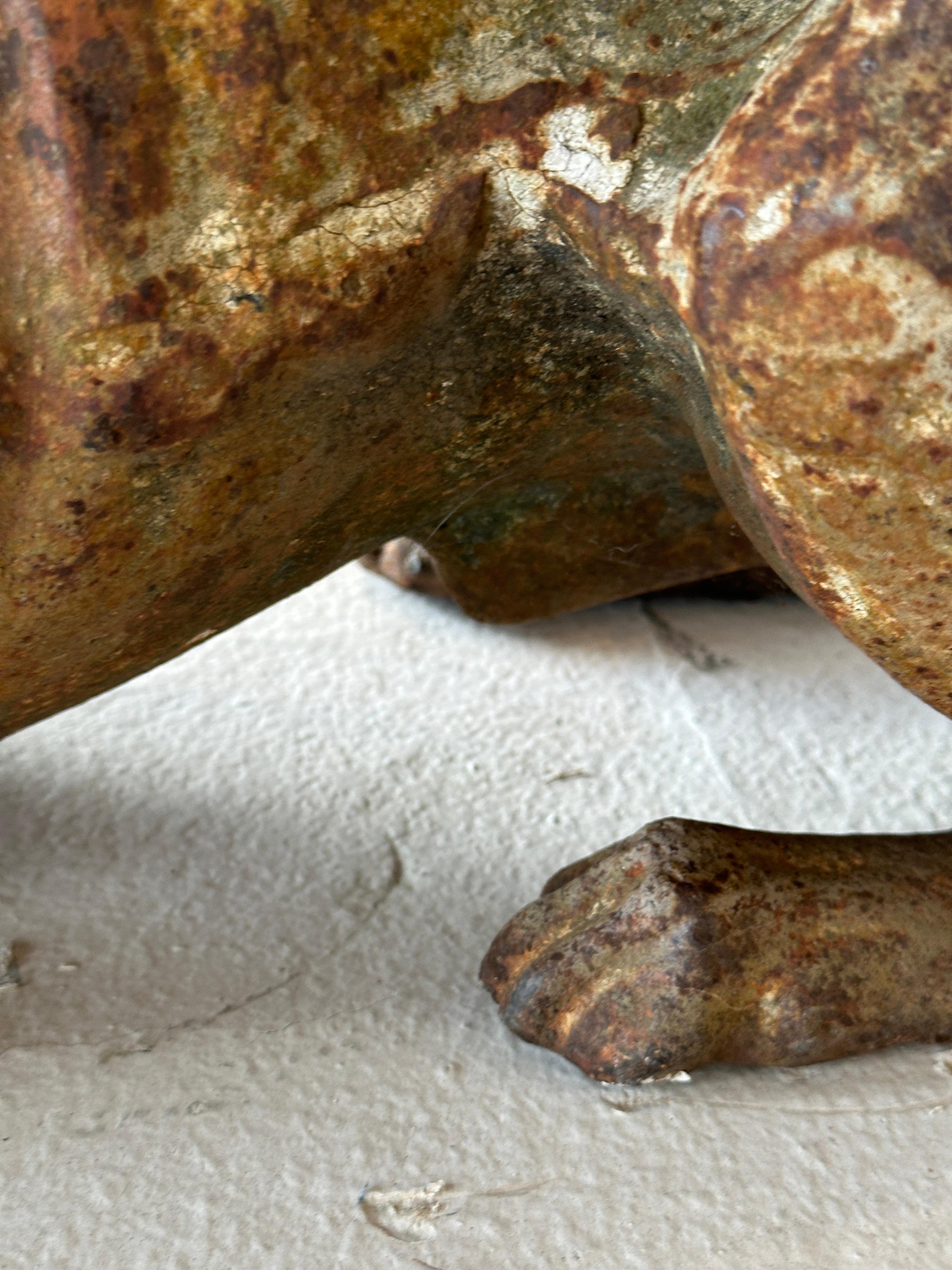 19th Century Cast Iron Greyhound Attr to J.W.Fiske For Sale 5