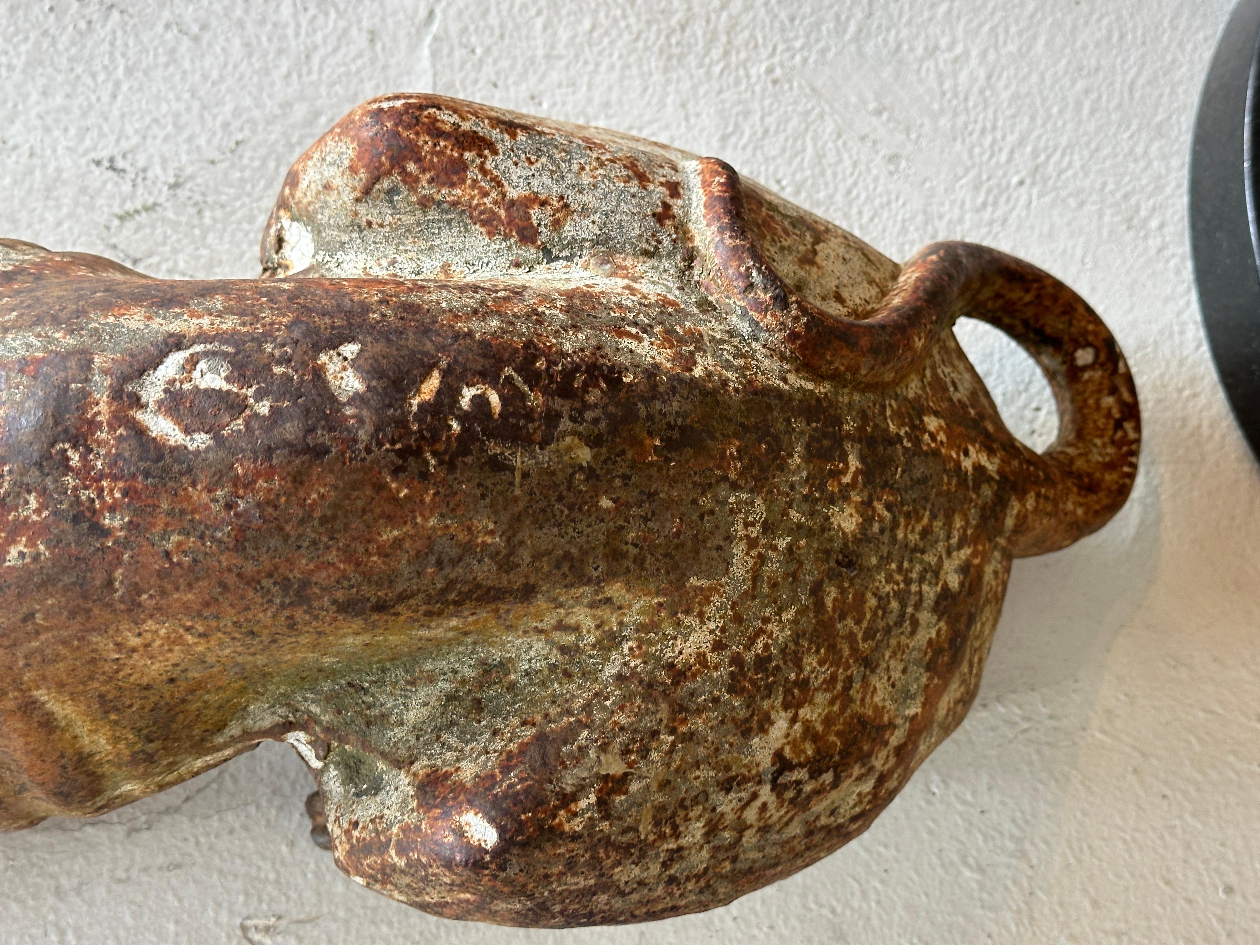 19th Century Cast Iron Greyhound Attr to J.W.Fiske For Sale 7