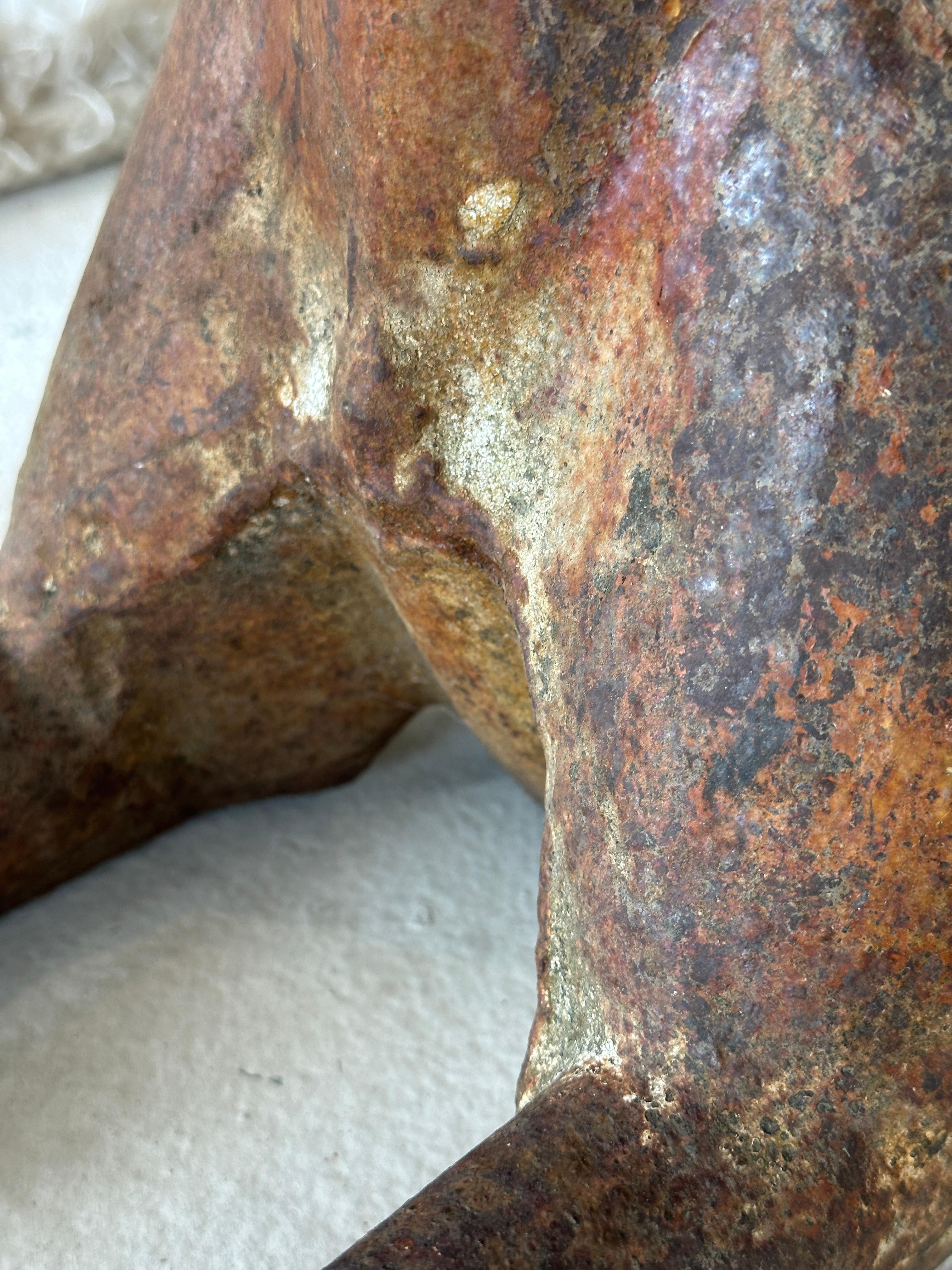 19th Century Cast Iron Greyhound Attr to J.W.Fiske For Sale 4