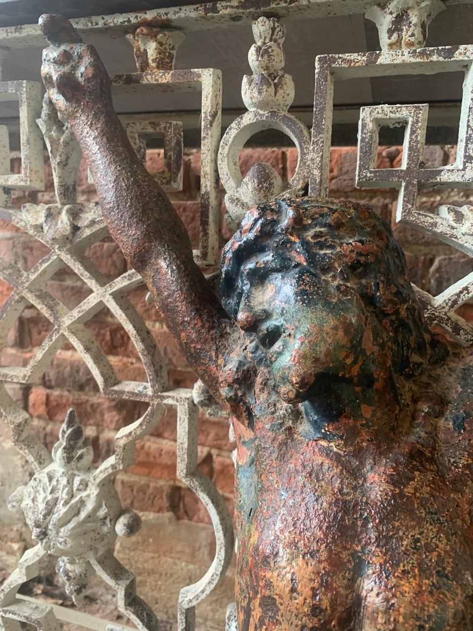 19th Century Cast Iron Jesus Christ Corpus 1