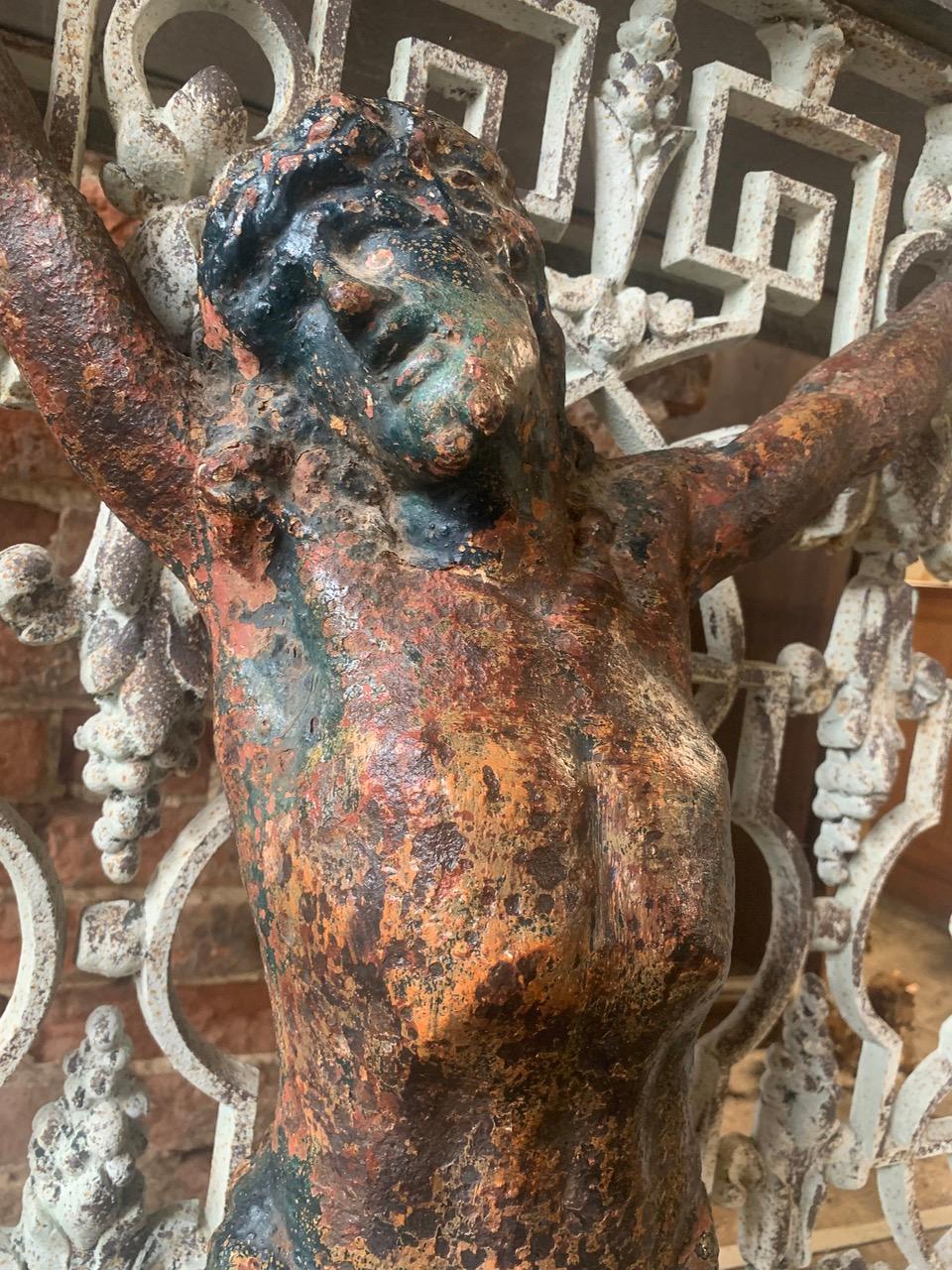 19th Century Cast Iron Jesus Christ Corpus 3