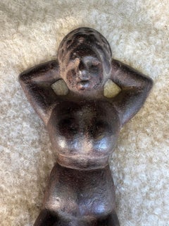 19th Century Cast Iron Lady Boot Jack