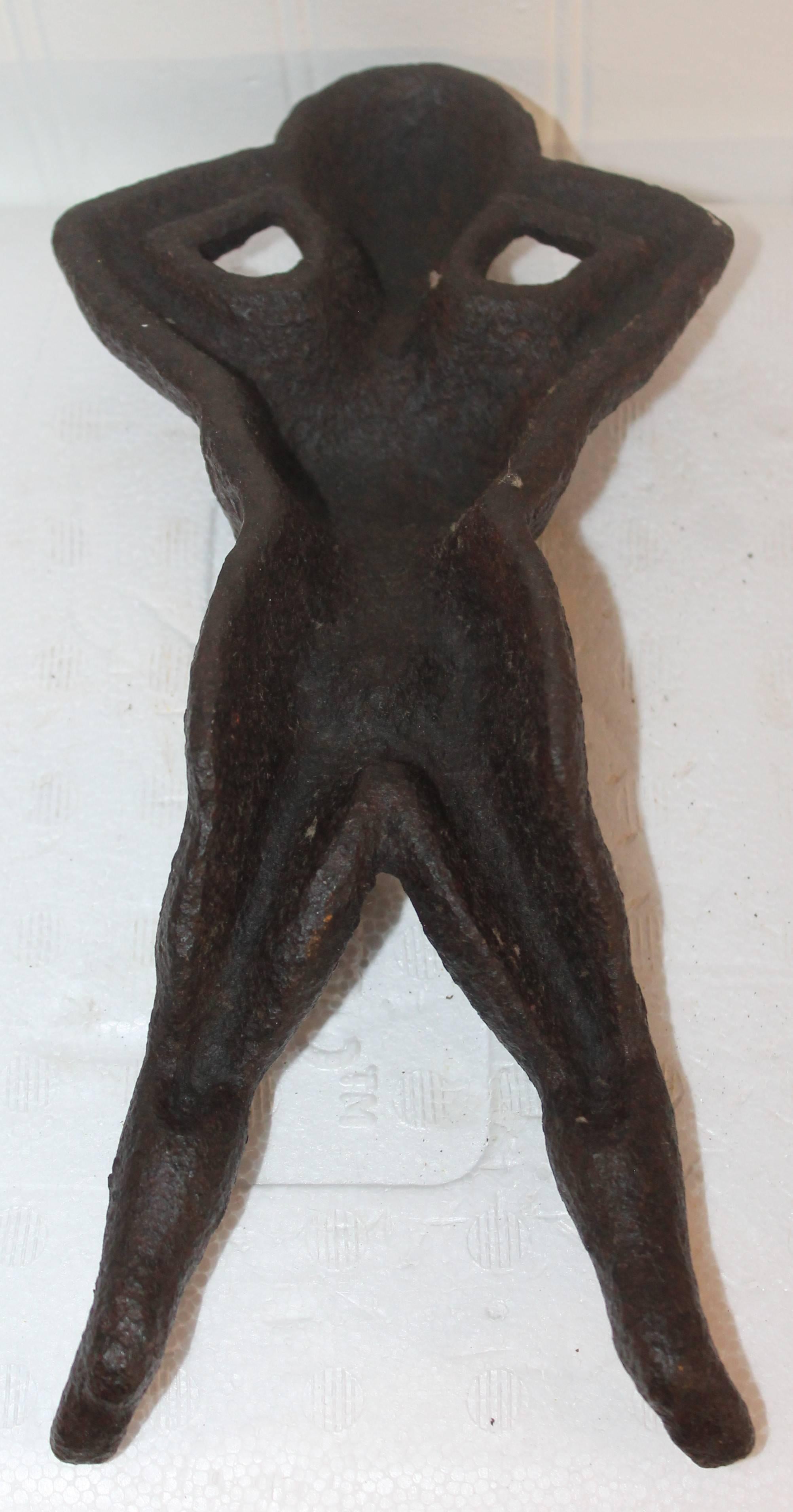 Hand-Crafted 19th Century Cast Iron Lady Boot Jack