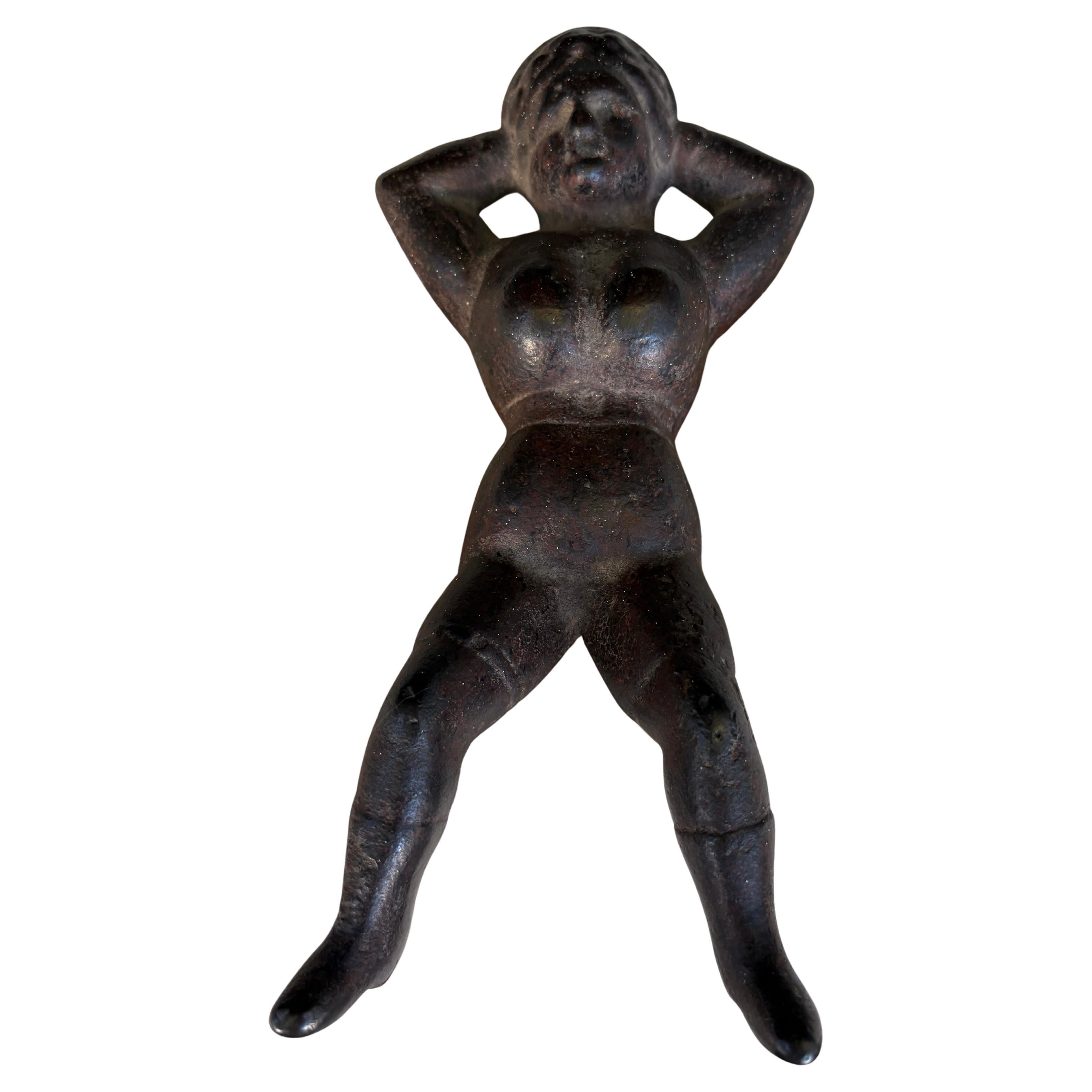 Stivale da donna in ghisa del XIX secolo