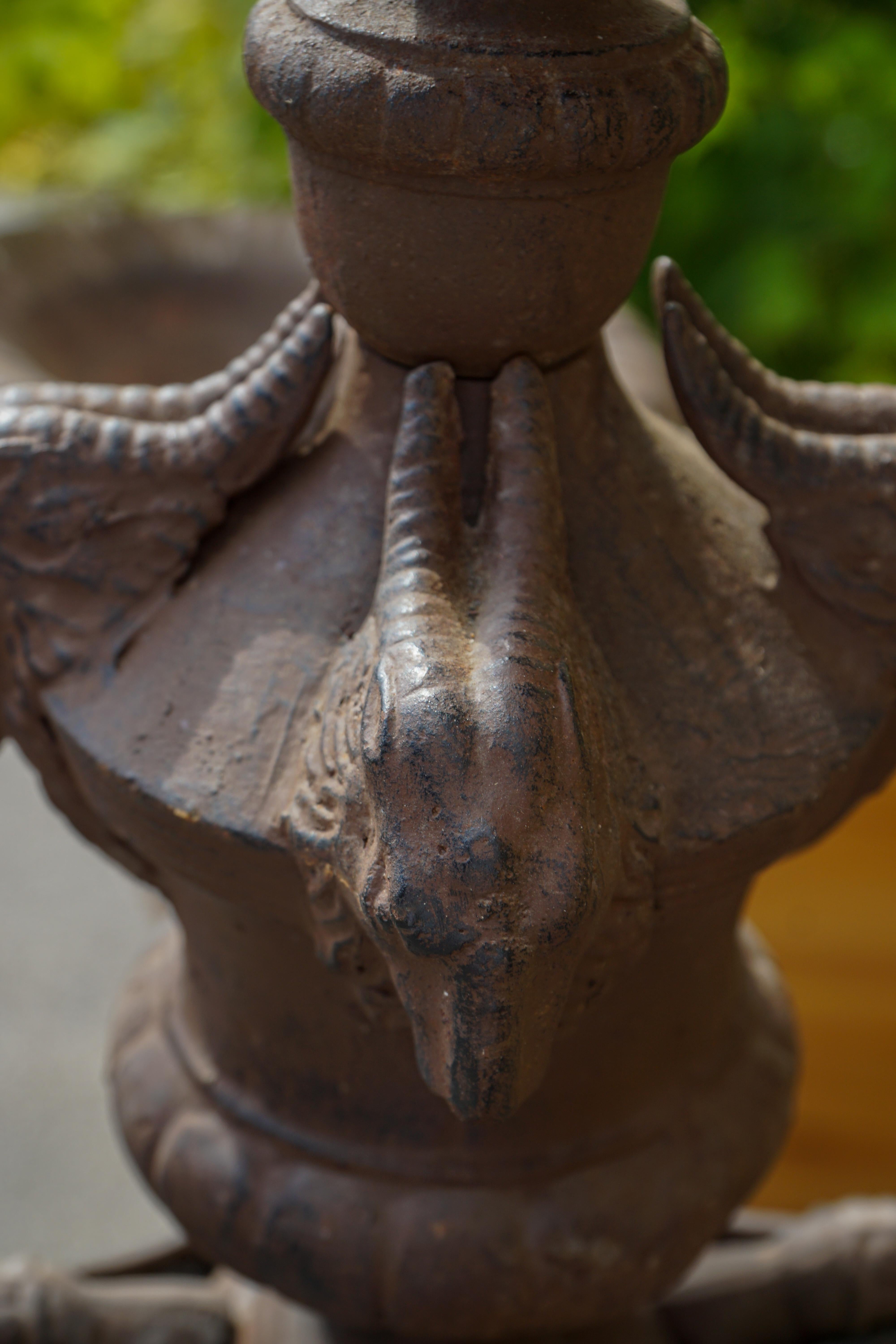 Scultura a candelabro per esterni in ghisa del XIX secolo, cinque supporti, Francia in vendita 2