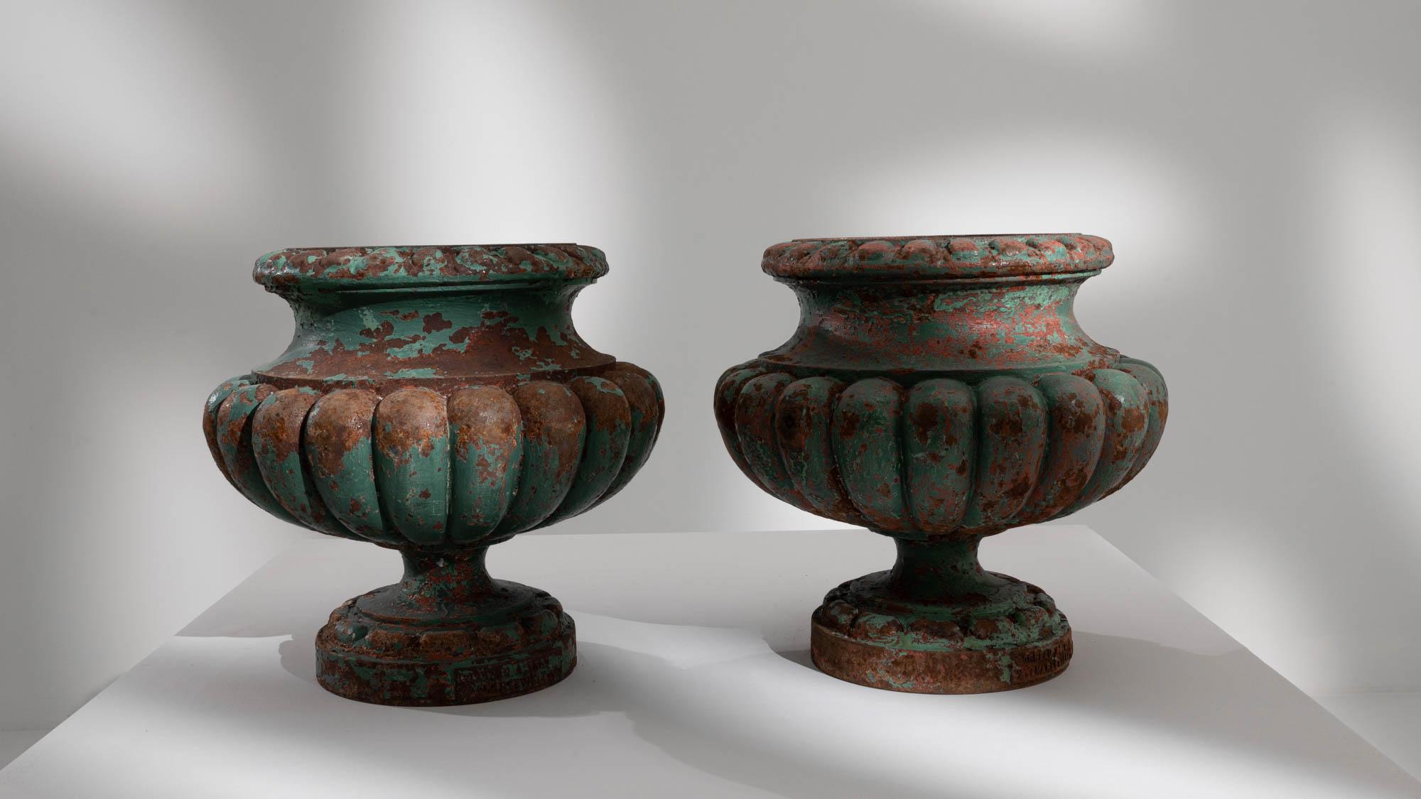 19th Century Cast Iron Planters by Alfred Corneau 2