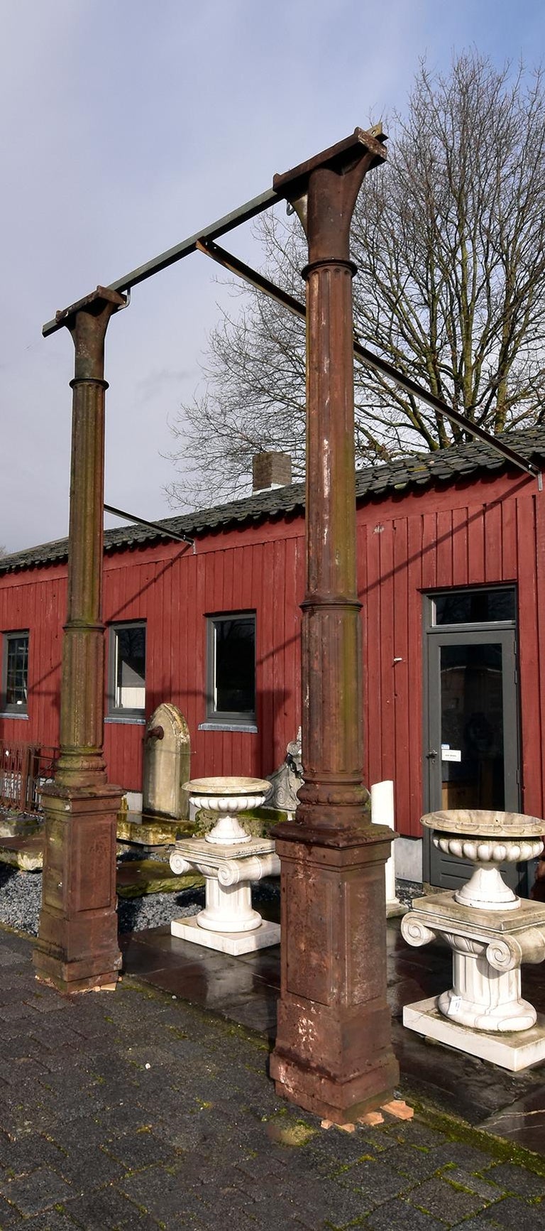 19th Century Cast Iron Posts at 1stDibs iron column, cast iron posts