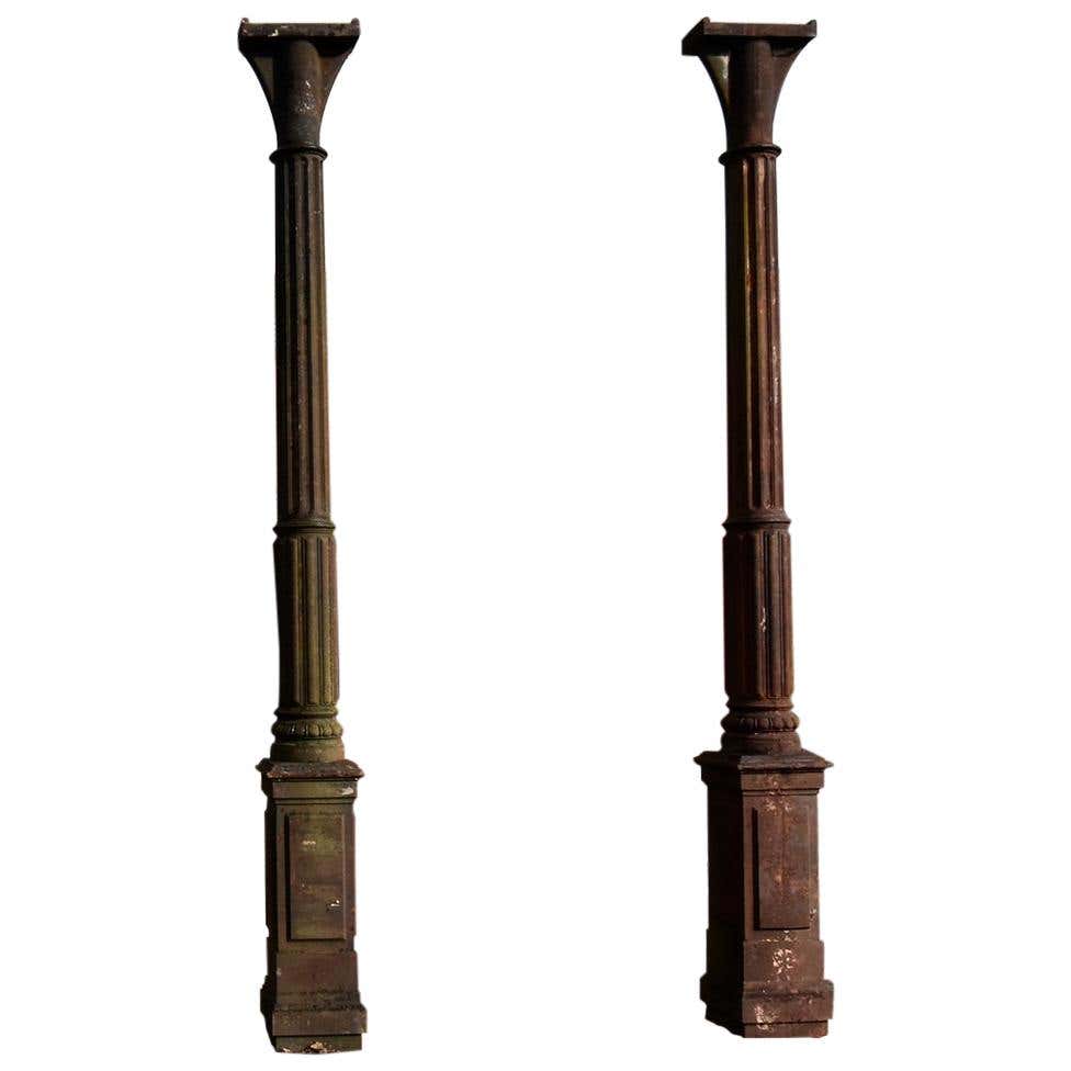 19th Century Cast Iron Posts at 1stDibs | iron column, cast iron posts ...