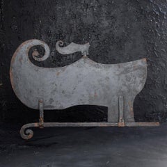 Gusseisernes Schuhmacher-Handelsschild aus dem 19.