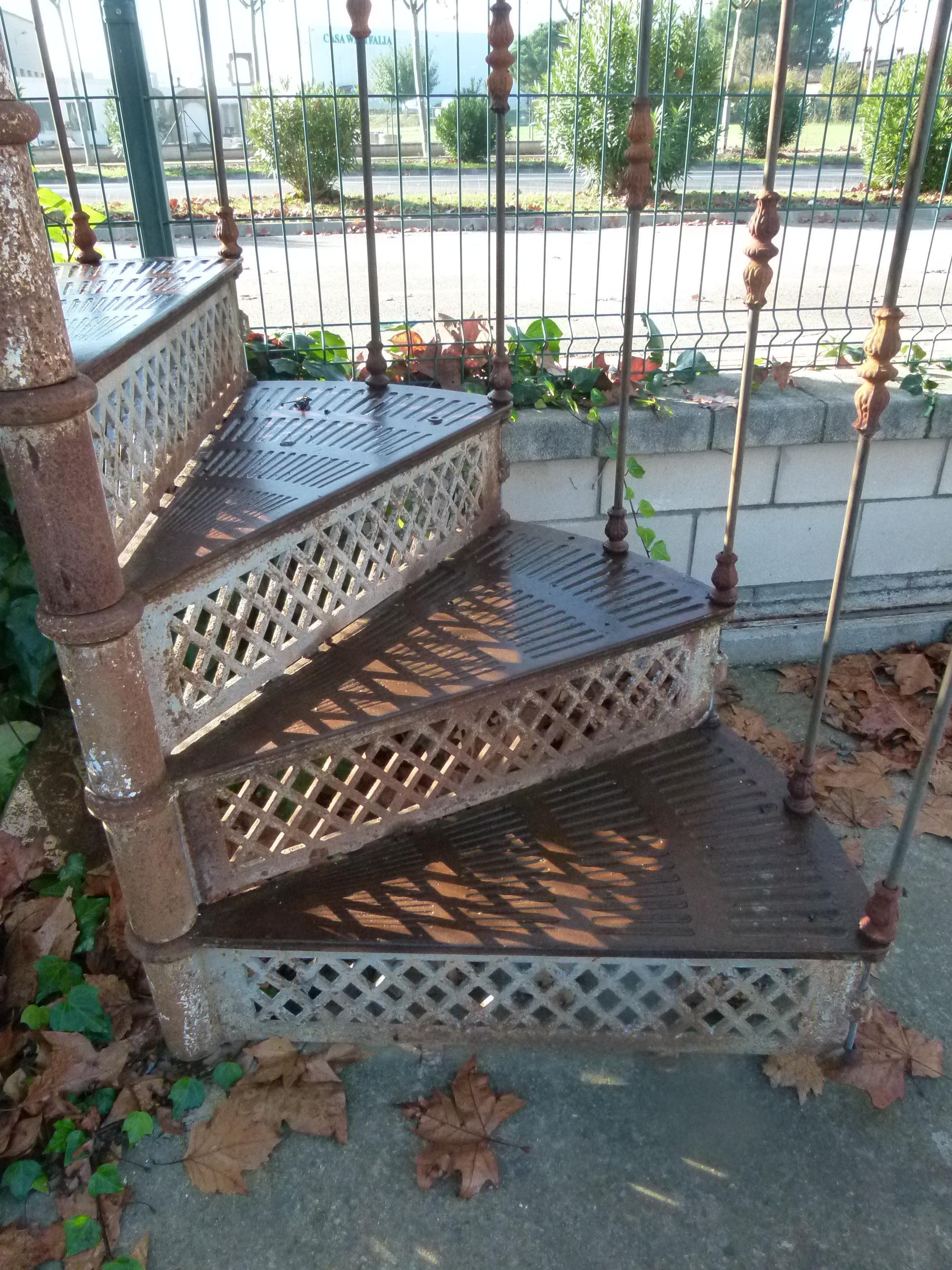 cast iron staircase