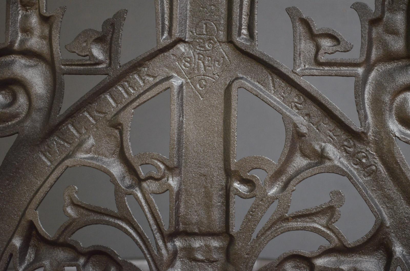 19th Century Cast Iron Stick Stand by Falkirk 5