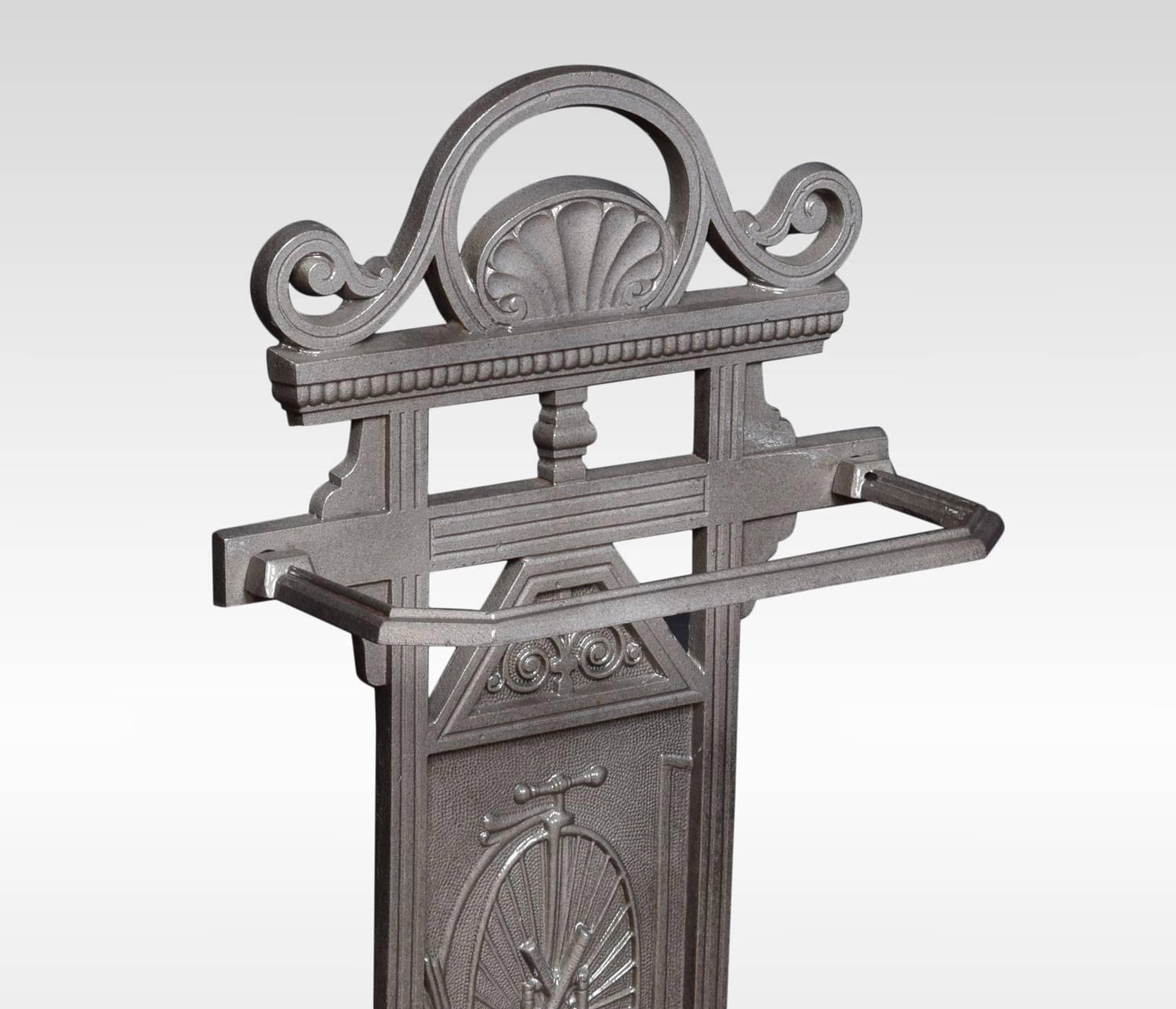 19th Century Cast Iron Stick Umbrella Stand For Sale 1