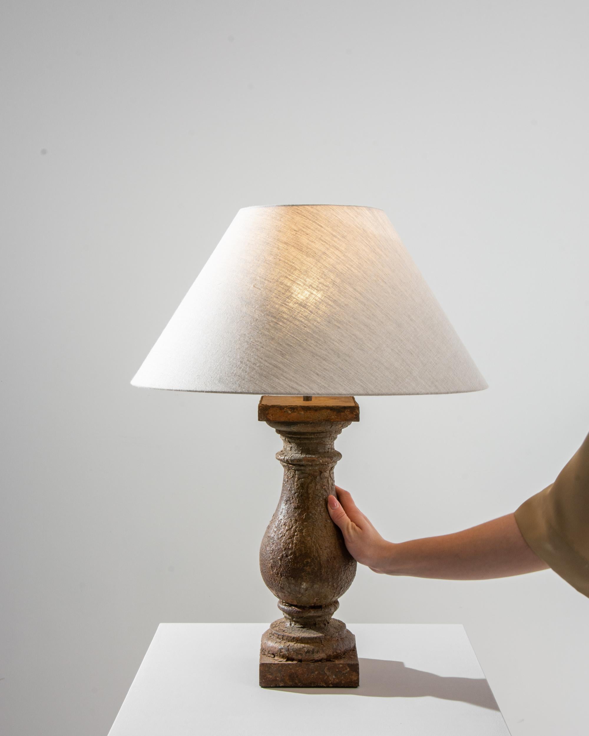 19. Jahrhundert Gusseisen Tischlampe (Französisch) im Angebot