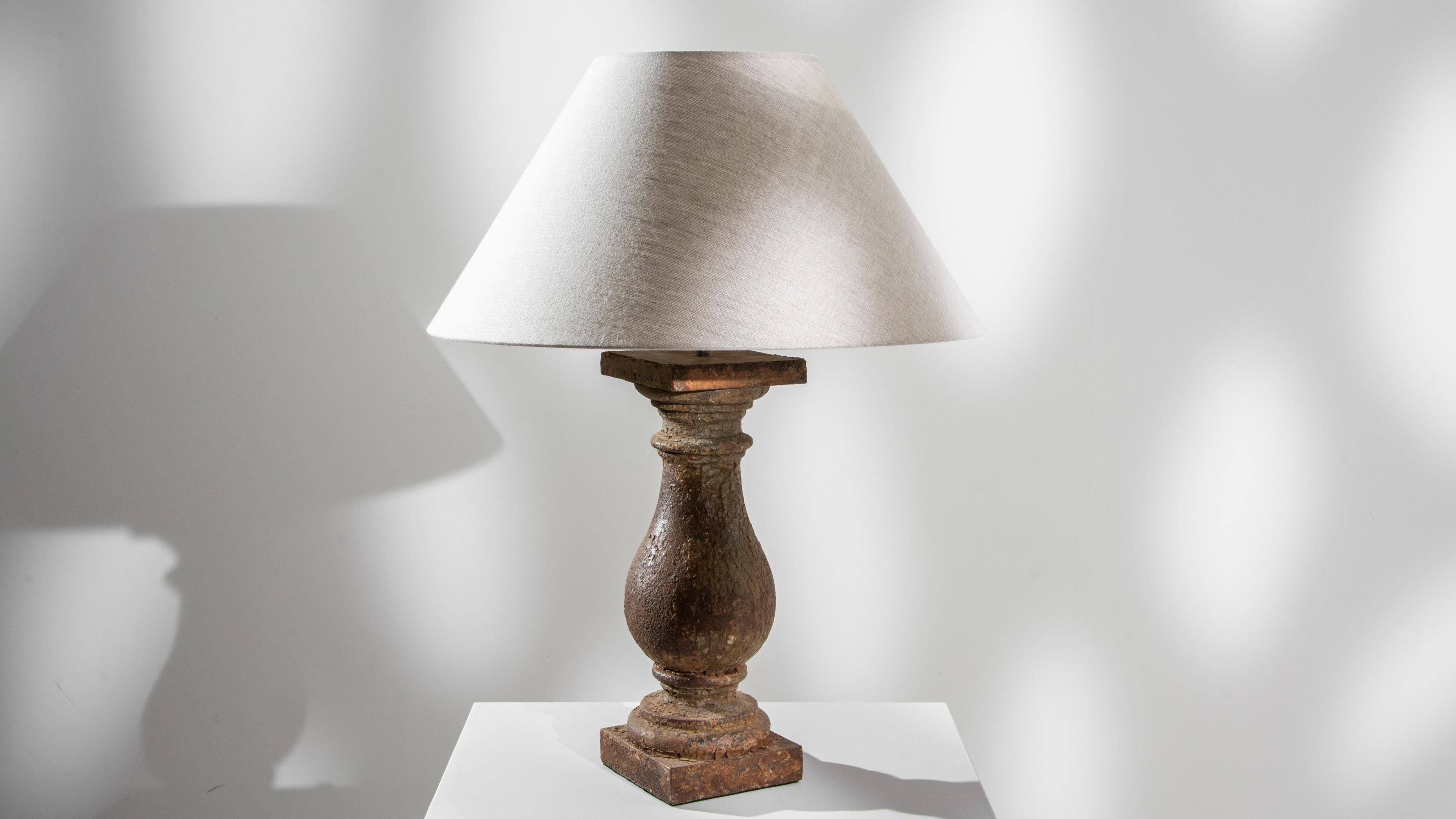 19th Century Cast Iron Table Lamp For Sale 3